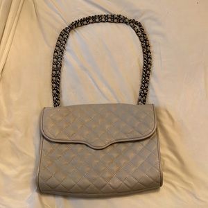 Rebecca Minkoff Gray Leather Shoulder Bag